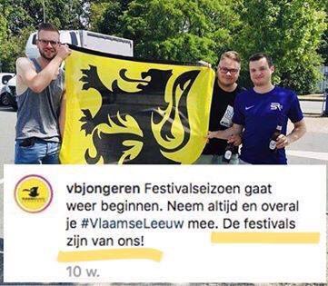 HippiPippi76's tweet photo. 1) Het ís de collaboratievlag
2) Die Vlaams Belang snotapen hadden die doelbewust mee omdat de festivals “van hen” zijn
3) De discussie hoort over hun geweld en pisgooien te gaan
4) Al de rest is bullshit
#pukkelpop #collaboratievlag #SayNoToFascism https://t.co/KXmV46Ktx8