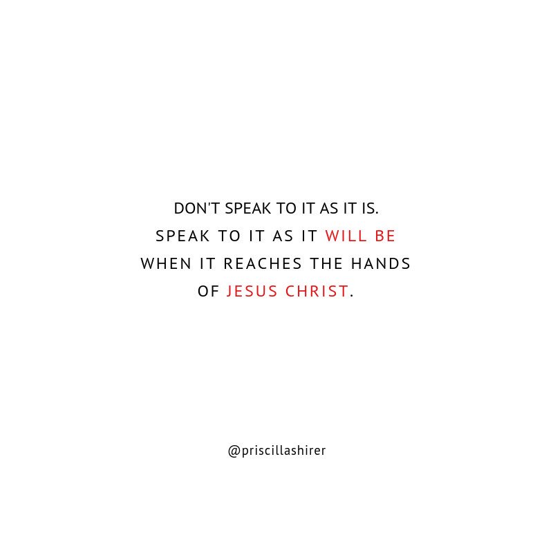 Reminder: Today, watch your words. Life &amp; dead flow from them. Your can tear down or build up. So speak over ur children, spouse, health, finances in accordance w/ God’s promises - the ones waiting to be experienced in ur future. Speak like that. In advance. In anticipation. 💜