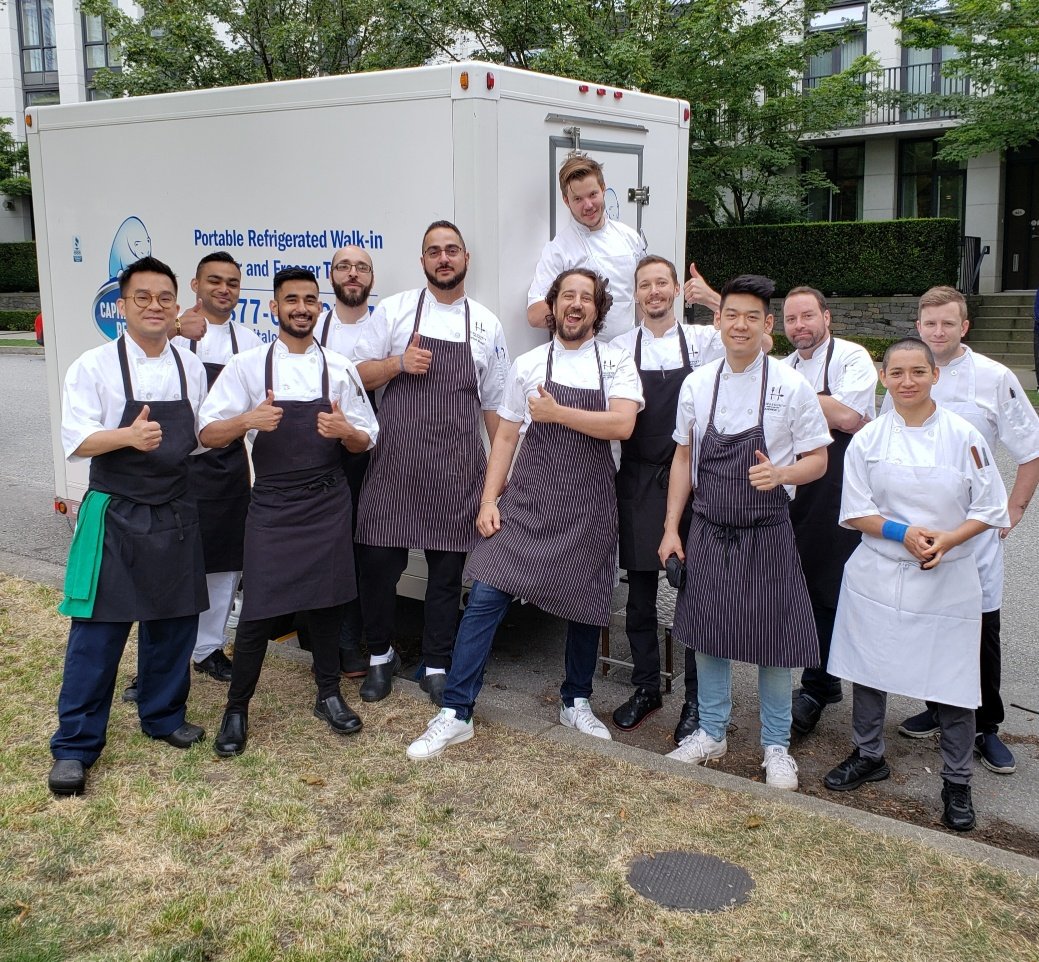 Hawksworth Catering giving our mobile cooler trailers a thumbs up in Vancouver. #hawksworth #Vancouver #rentals #events #refrigeration