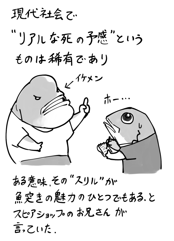 ナマの自然に直面するとビビります。
#銛ガール #魚突き #漫画 