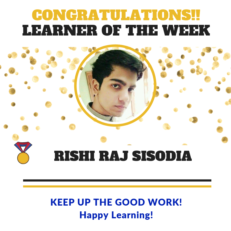 EdYodaHQ's tweet photo. | Here goes Learner for this week ||

Congratulations Rishi Raj Sisodia!

Keep Up the Momentum! Happy Learning  :)
.
.
.
#Learner #AvidLearner #Technology #Courses #freelearning #industry4 #jobready #education #learneroftheweek #thisweek #inspiration https://t.co/XOgV3RQK75