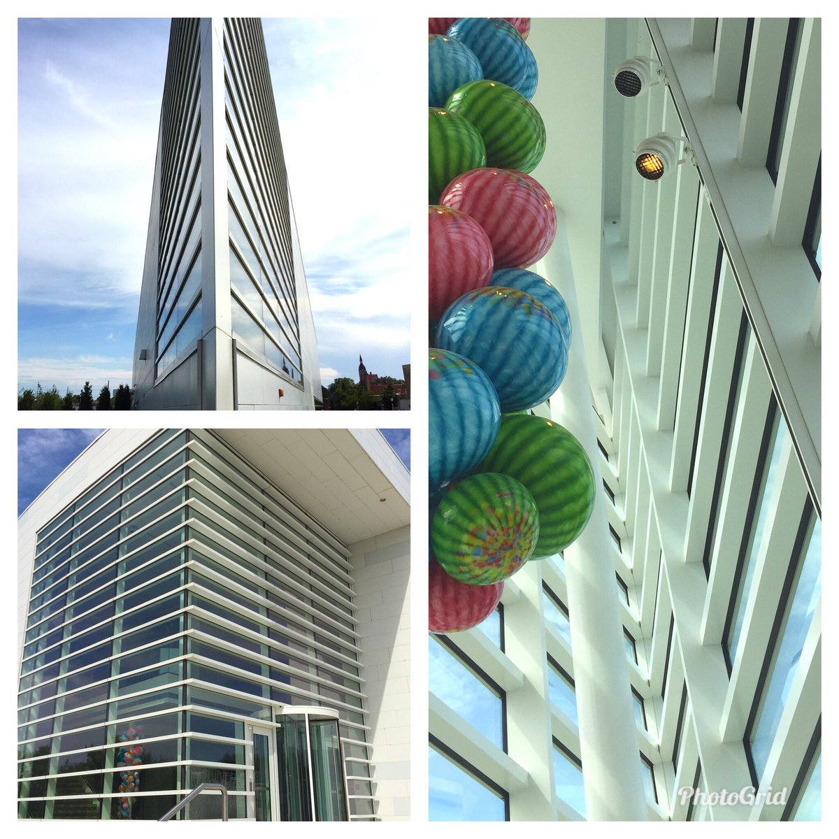 FronekSteve's tweet photo. Stopped at the The Museum of Wisconsin Art yesterday. Interesting application of @WausauWindow curtain wall by HGA Architects. https://t.co/SrynmPS3hk