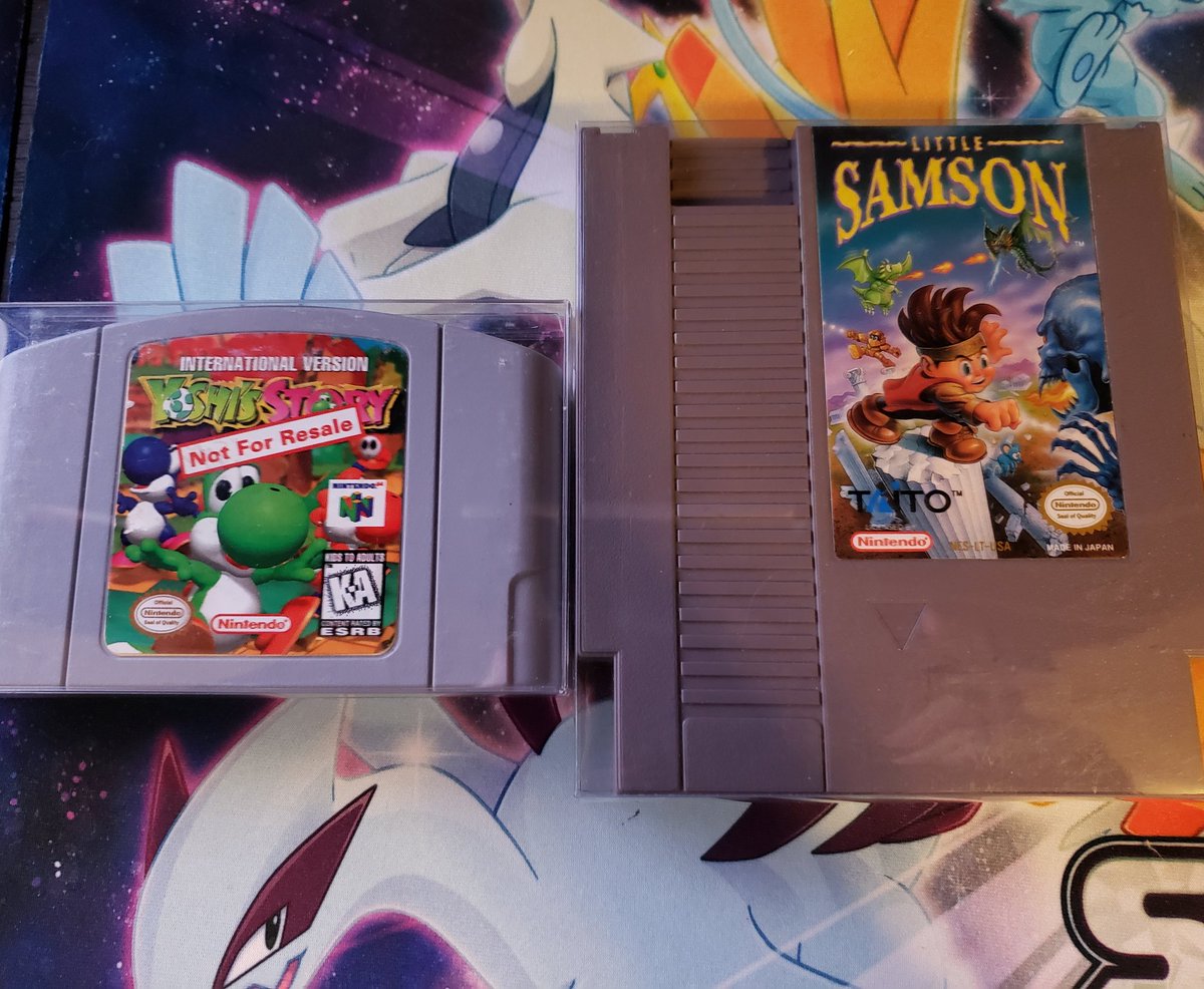 squeaksgw's tweet photo. Not everyday we find rarities like these! #RETROGAMING #retrogames #nes #n64 #squeaksgameworld https://t.co/B6QiyeH3Sy