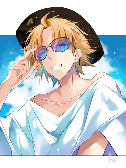 これは夏服のお話をもらう前にに描いていた神田くん
#神田笑一
#クリ笑イト
#使用一 
