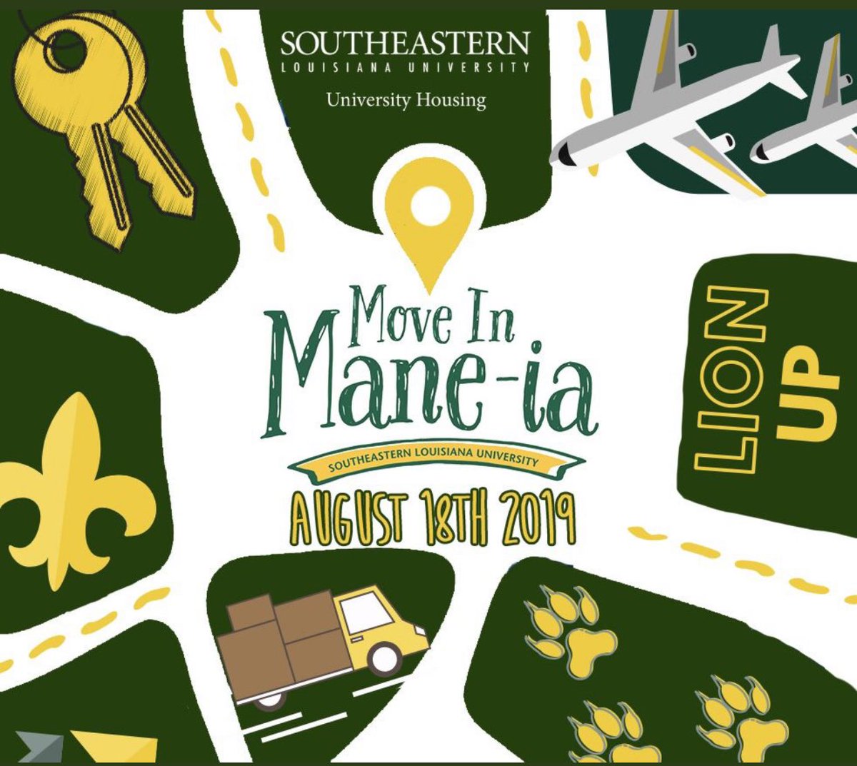 drgabewillis's tweet photo. Today is the day! Can’t wait to see everyone!! Catch me taking up all pillows, comforter sets, and anything that’s light. Welcome home Lions!! #LionUp #MoveinMania #Itsgotime https://t.co/tSkpbEImJ9