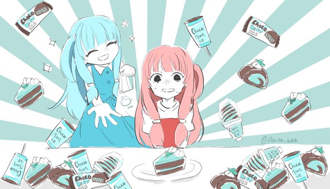 今日はどんなチョコミントかなのtwitterイラスト検索結果