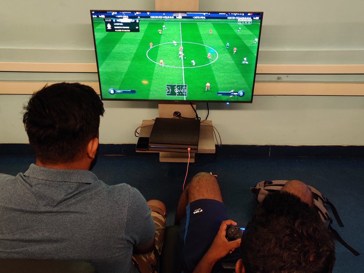 ChennaiCityFC's tweet photo. Meanwhile, back home.... The competition in virtual football is alive and kicking. This is #EKickoff, Day 2! #SingaNadaiPodu https://t.co/bLHTgFboqf
