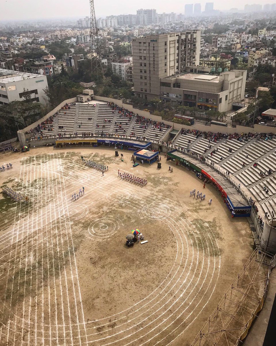 Gitanjali Stadium, Kasba, Kolkata. #CitiesFromTheSky