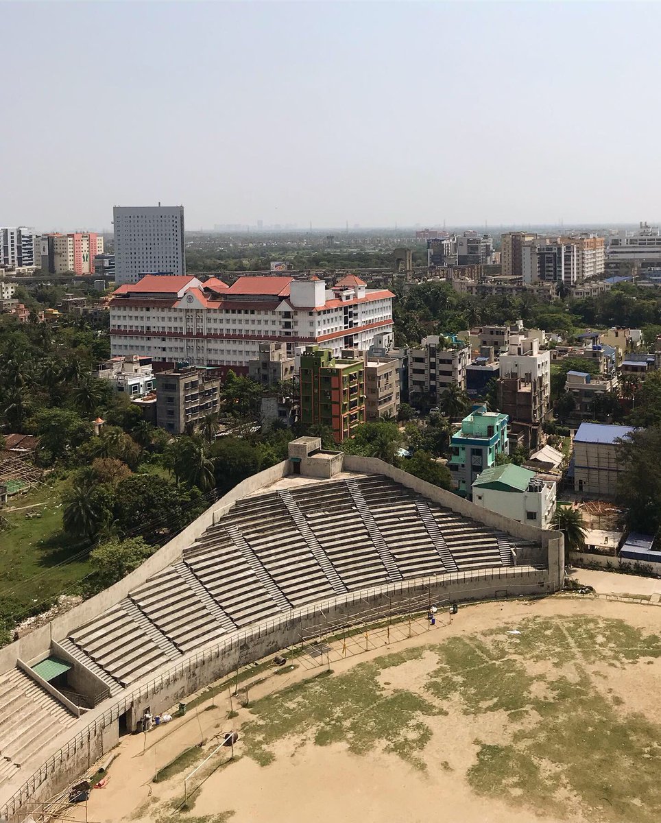 Gitanjali Stadium, Kasba, Kolkata. #CitiesFromTheSky