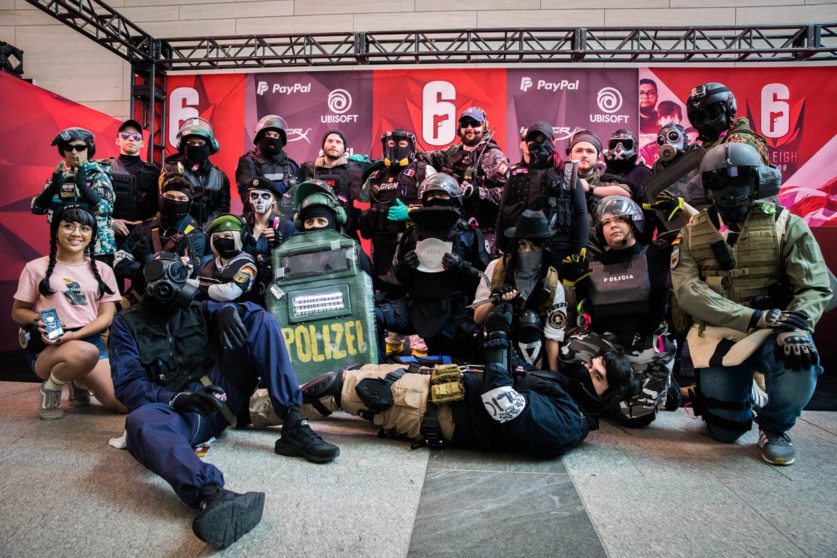 Rainbow6Game's tweet image. Our amazing and talented cosplayers at #RaleighMajor
😍😍😍
Ask for a picture if you see them today!