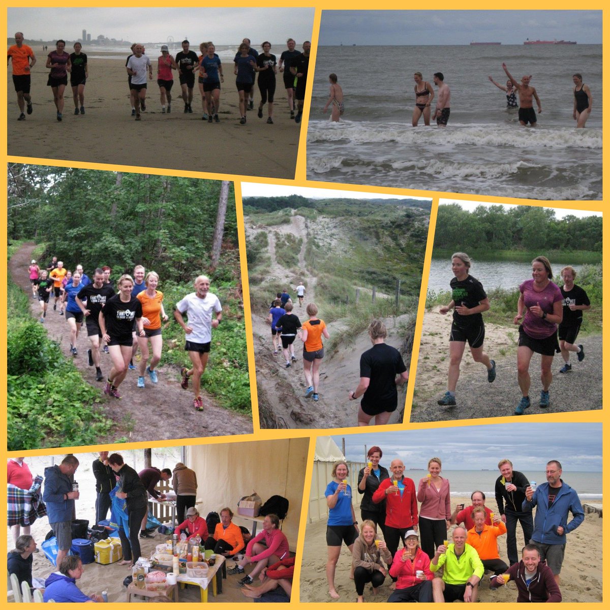 Renergie's tweet photo. Vandaag #StrandEnDuintraining bij Wassenaarse Slag, een prachtig duingebied. Veel #plezier en #ontspanning, soms ook best #pittig! Aansluitend gezellige, heerlijke #picknick met tussen de gangen in een stoere #DuikInZee Met tot slot een #toost. LEUK! 😊 https://t.co/UTZ9sOgC1M