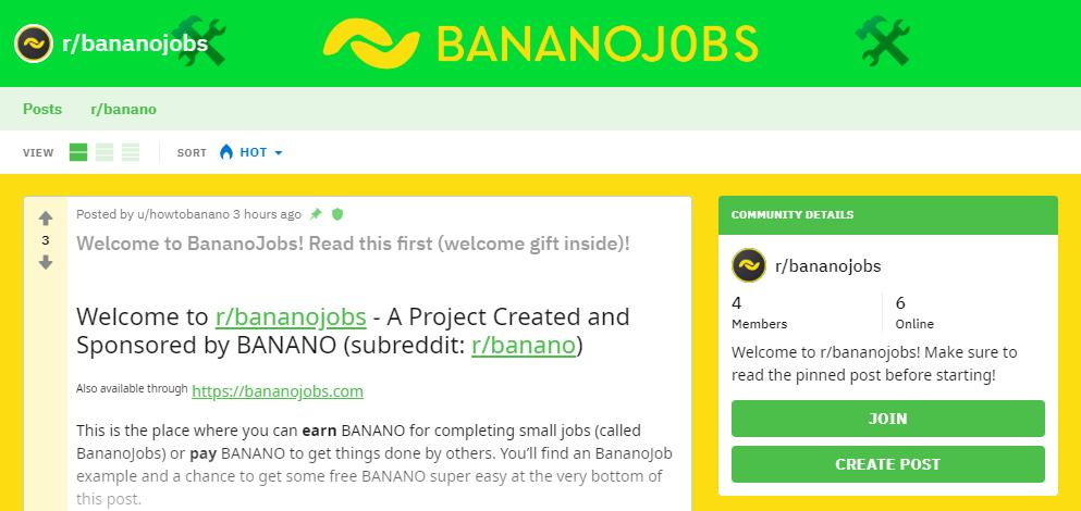 bananojobs's tweet image. Welcome To BananoJobs, a Simple Platform Using $BANANO Payments for Microtasks and Bounties!
Make sure to get started here:
reddit.com/r/bananojobs/c…

#Bounty #bountyprogram #microtask #microtasks #job #crypto @bananocoin $BAN #usecase #cryptocurrency #bitcoin #ethereum #bananojobs