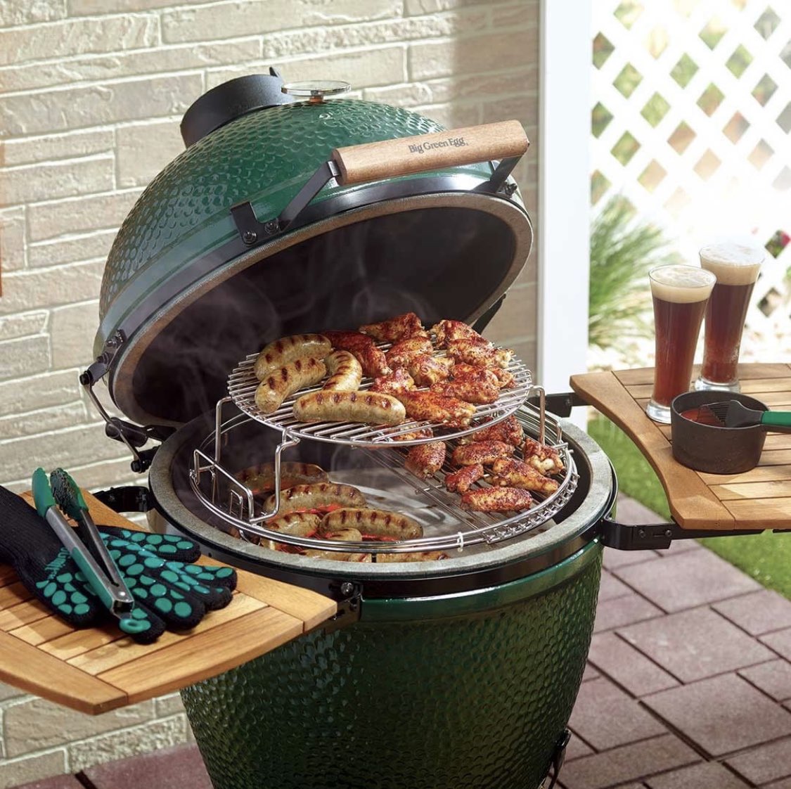 Summertime has me manning the bbq most days. What’s on your grill? #biggreenegg #summersale #fireplace #gas #patiotime #summer
