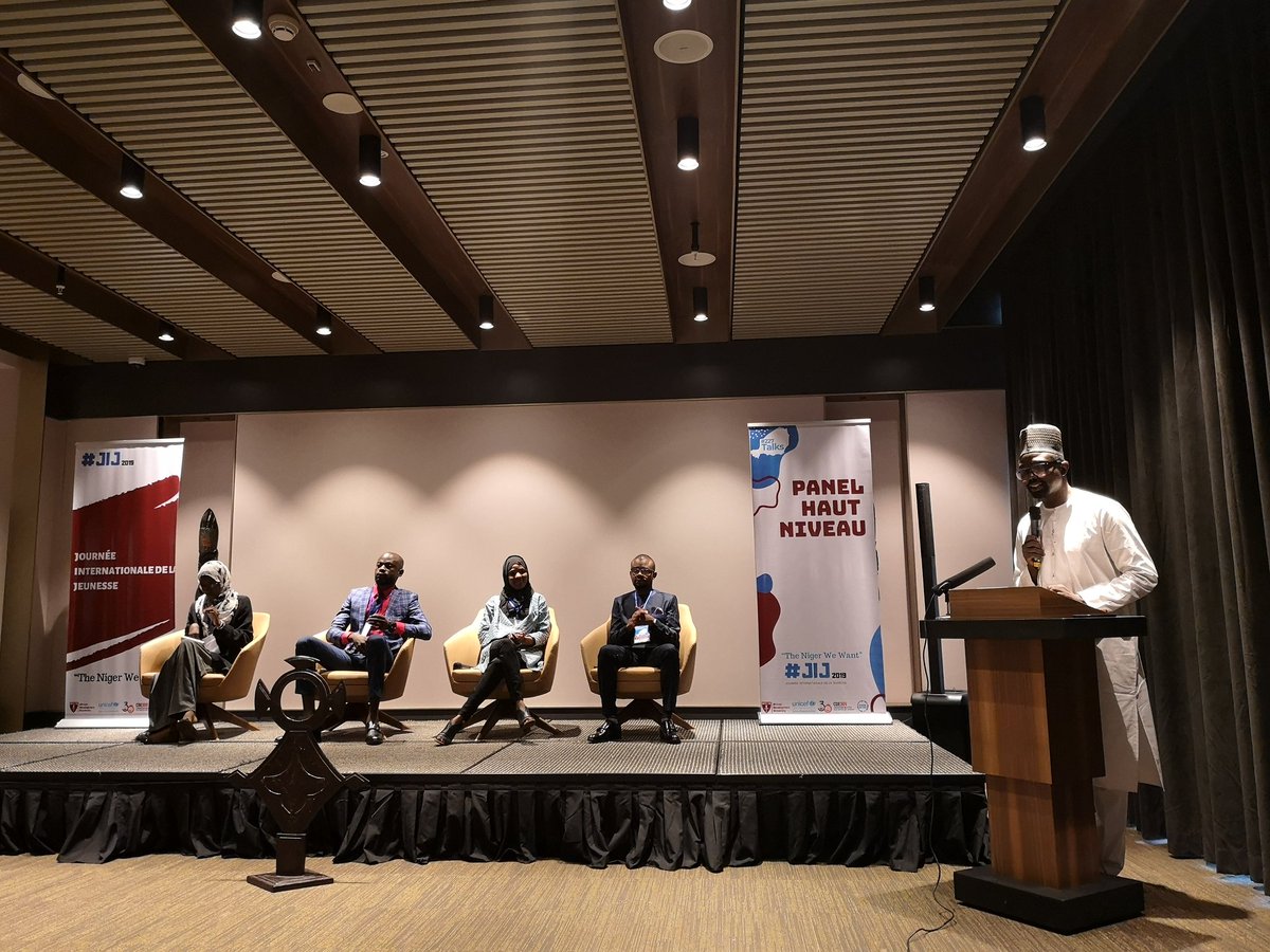 Unicefniger's tweet image. Poursuite du #227Talks avec le panel de haut niveau. #TheNigerWeWant #CRC30 #YOUTHDAY #GenUnlimited