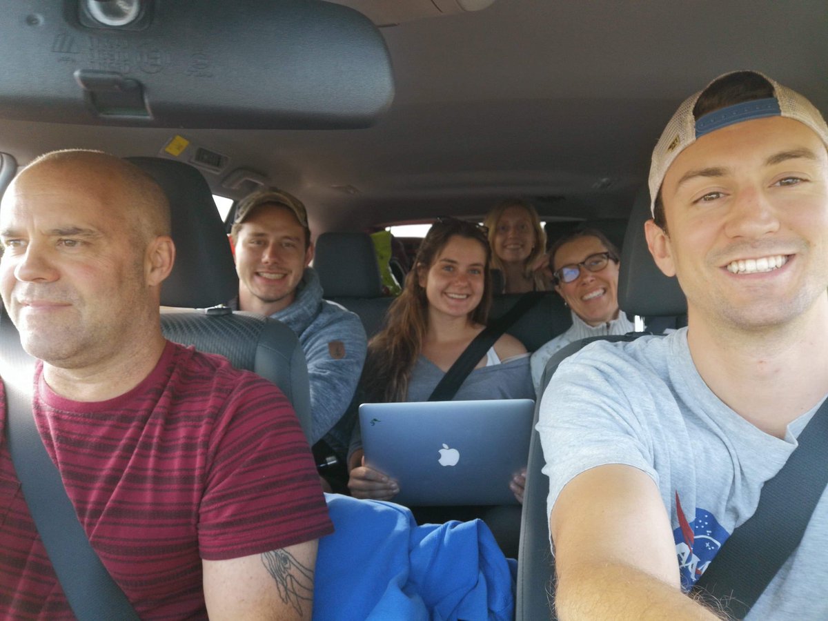 That was a LONG drive, but we made it to Fredericton for <a href="/CSEE_Meetings/">CSEE_Meetings</a> #EcoEvoEnto2019 !
@mccannlab <a href="/bragrah/">Brandon Graham</a> <a href="/marie_gutgesell/">Marie Gutgesell</a>