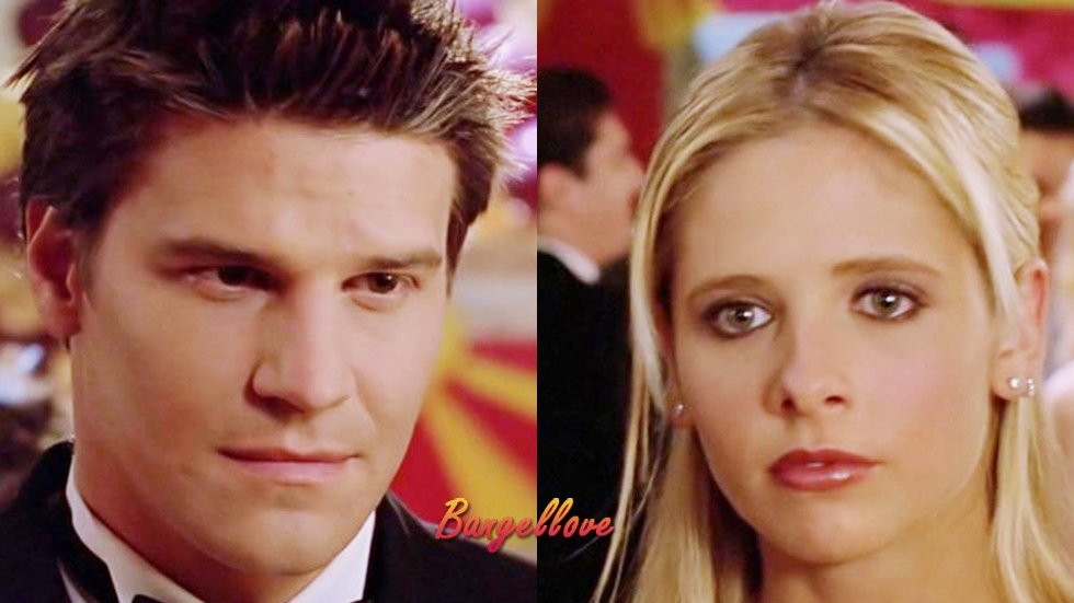❤️❤️❤️❤️❤️❤️❤️❤️❤️
Buffy: I never thought you'd come.
Angel: It's a big night. I didn't want to miss it. It's just tonight. It doesn't mean that I...
Buffy: I know. I mean, I understand.
Angel: Dance with me.
❤️❤️❤️❤️❤️❤️❤️❤️❤️
#BuffyandAngel #SMG #DavidBoreanaz
