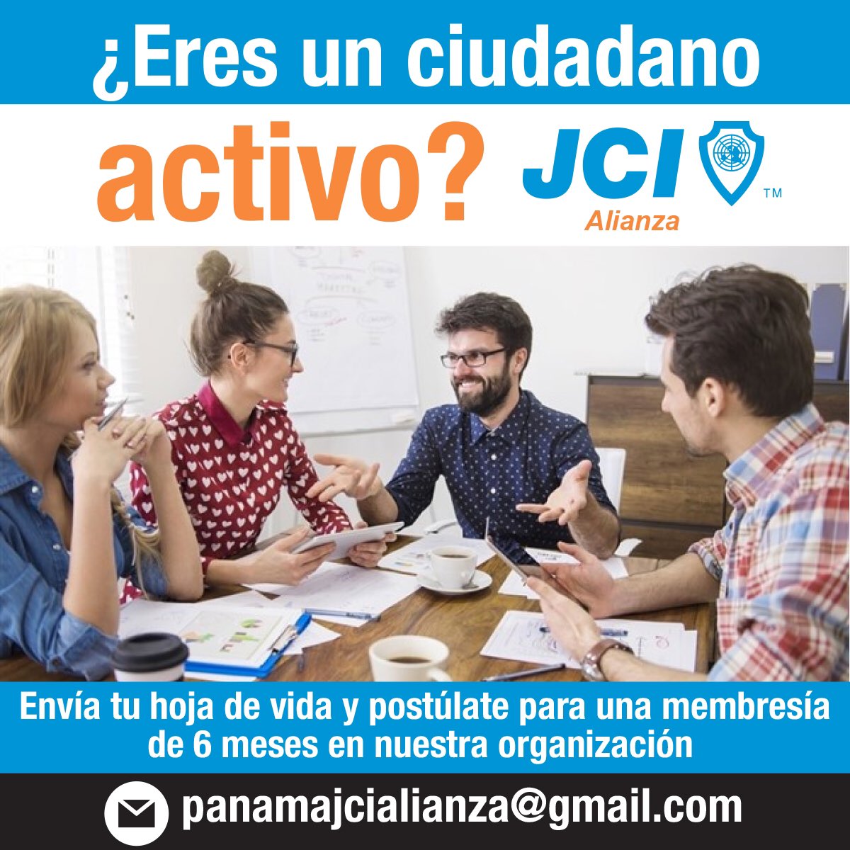 AlianzaJci's tweet photo. No pierdas la oportunidad de participar activamente en tu comunidad.
Envía tu hoja de vida y postúlate para una membresía de 6 meses en nuestra organización.
#JciAlianza #Panama #ONG #Cooperacion #Solidaridad #BeBetter #JCIAlianzaOficial #Jcipanama #Capacitaciones #Causasocial https://t.co/oi2XDXmO9M