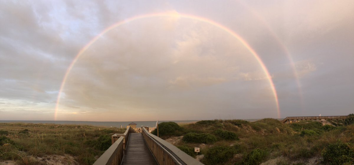Chasing Rainbows with my love. #ameliaisland #lifeisbrewsterful