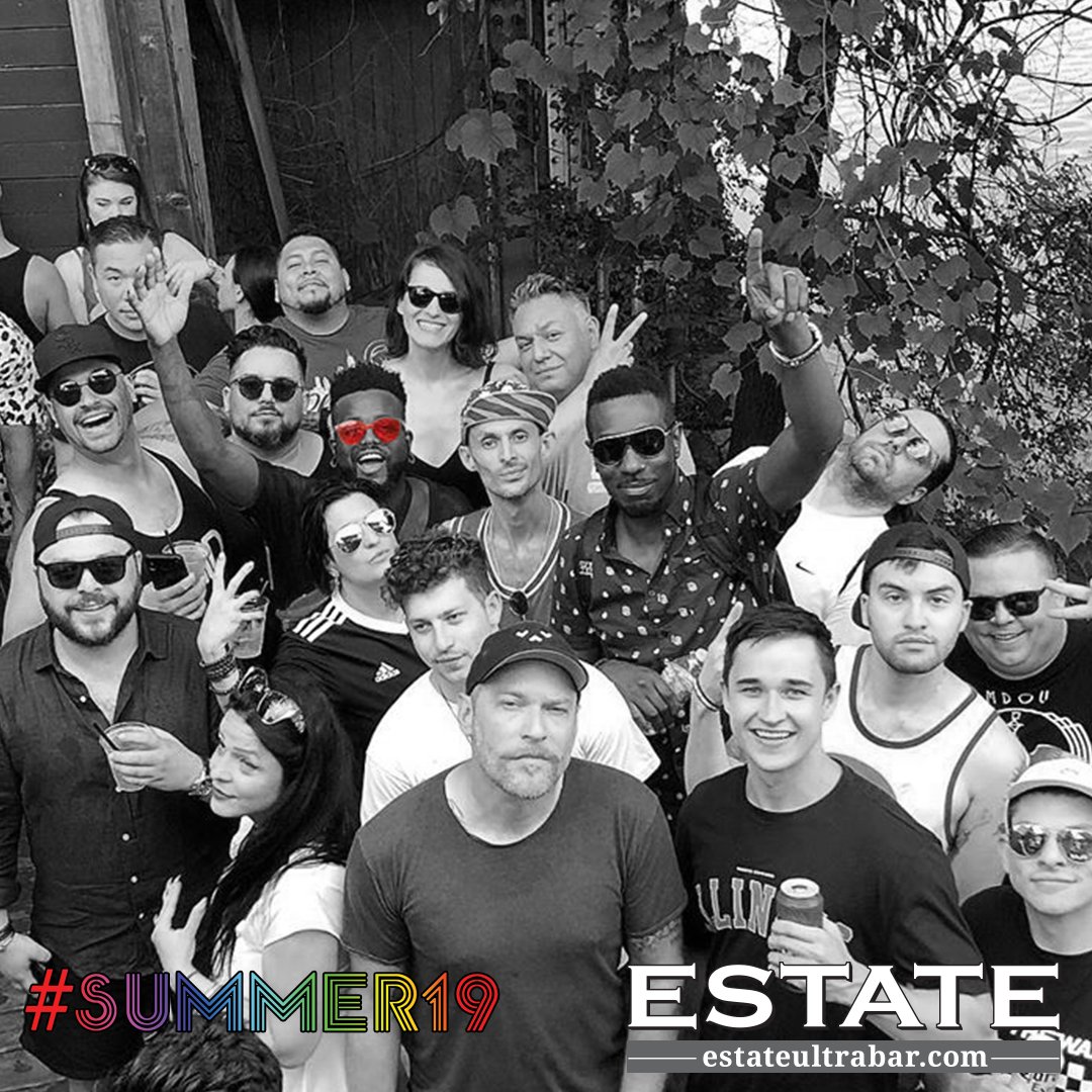 estateultrabar's tweet photo. ⬛ Squad goals 📷 @genefarris
🎧 StarDeck &amp; Back Deck action today @ 4pm! https://t.co/gJXqeOK9X7