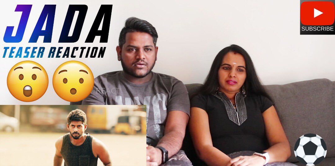 sharmiladevi91's tweet photo. 🔴Everything Filmy🇲🇾
#JADASecondLook #JadaTeaser #Jada #JadaTeaserReaction
⚽️Teaser Reaction | Kathir | Yogi Babu |
#FilmyReact
Link👉🏼 https://t.co/Di9dcWeVij
#44YearsofThalaivarRajinikanth https://t.co/r7OhGq2HNd