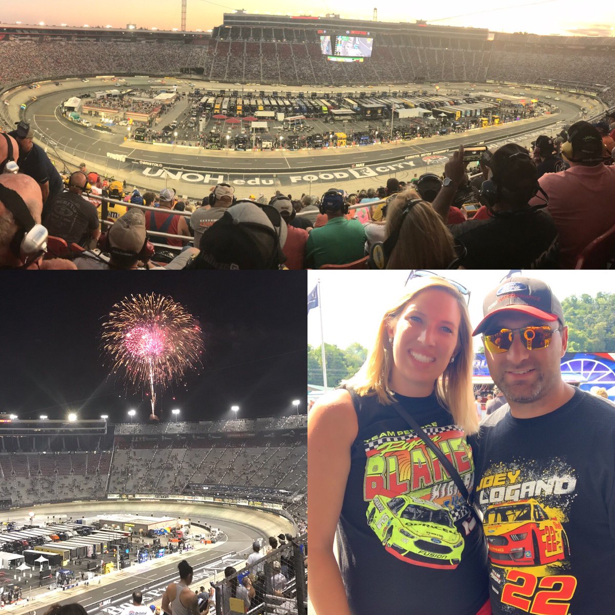 Had such a great vacation touring NASCAR shops, museums, and going to the night race at Bristol! What a race and track!#NASCAR #BristolMotorSpeedway #BristolNightRace https://t.co/3SjmV3SNkA