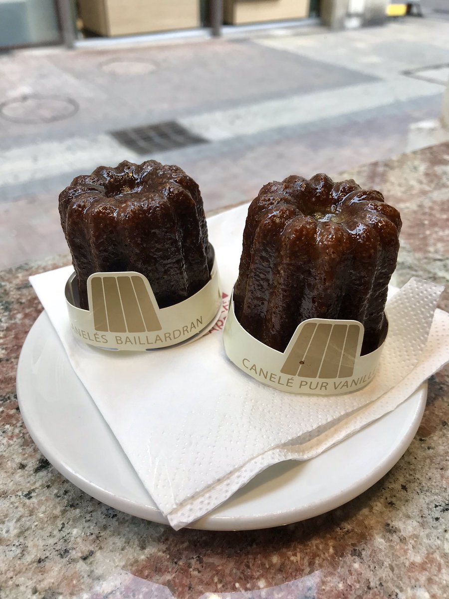 Pause gourmande <a href="/Baillardran/">Canelés Baillardran</a> #Bordeaux