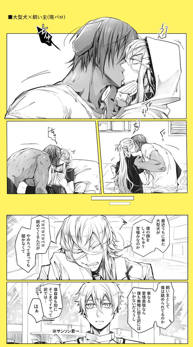 アシュくん犬化するの楽しかっただけのアシュピオrkgk 