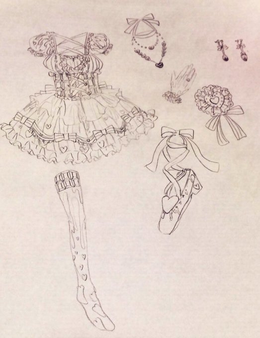 三年くらい前の絵かわいい 