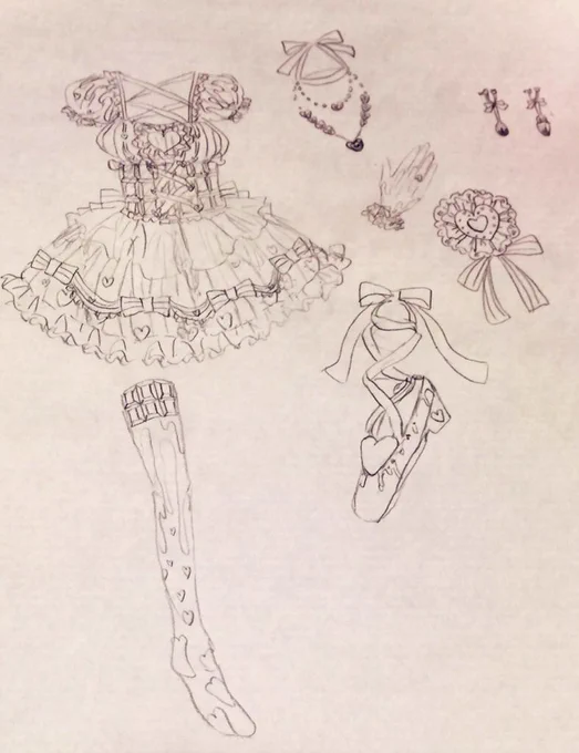 三年くらい前の絵かわいい 