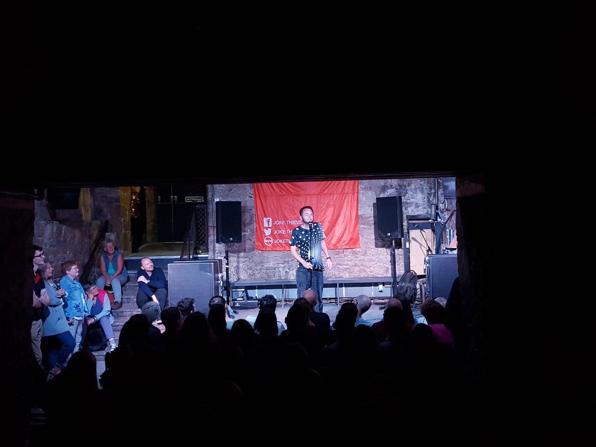 JokeThieves's tweet photo. Tonight on Joke Thieves 8.30pm at 
@cabaretvoltaire
 we have Nick Ellery @ZahraBarri1 
@mrstephencarlin and @DarrenWalshPuns

#EdFringe #EdFringe2019 
@freefringefest

Photo: 
@petebeckley
 as 
@DaisyEarl3 https://t.co/5mH1cavMb0