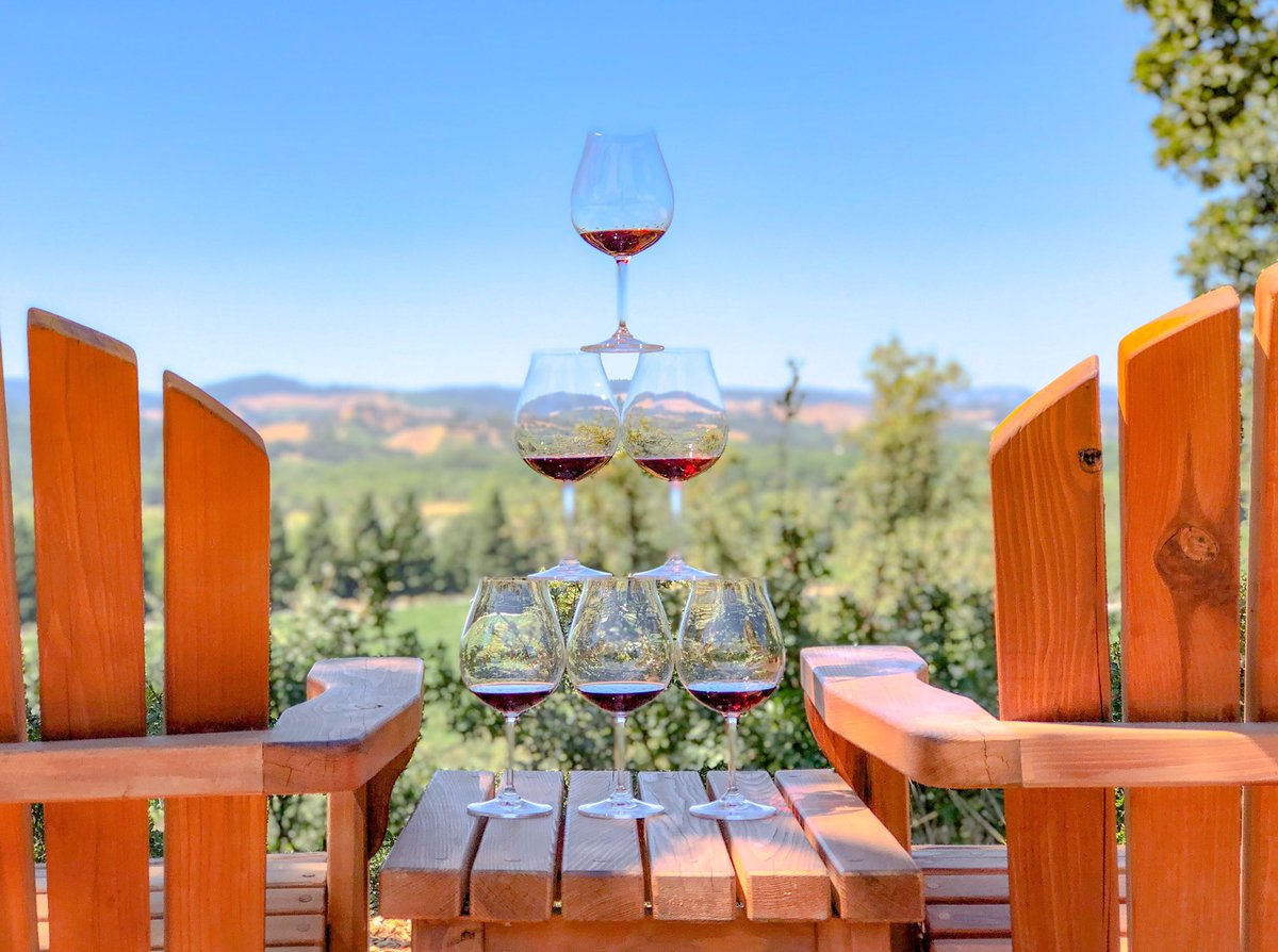 CopainWines's tweet photo. Today feels like the perfect day to share a bottle of Copain Pinot Noir and enjoy each other’s company.  Tag the friends you’d want to share a bottle with while enjoying our Adirondacks &amp; views! 
#nationalpinotnoirday #winecountry #sonomacounty #funwithwine #adirondacks https://t.co/Yqe8sHpR1W