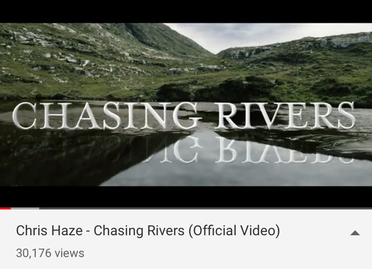 chrishazemusic's tweet photo. It’s a good day! Just reached 30K Views in 6 days! #ChasingRivers video is Number 2 on the Irish iTunes Video Charts and #ChasingRivers EP is the highest it’s been in the charts since its release in April at Number 8! Writing this I’m thinking this is madness.. https://t.co/9YD8ZgHW5d