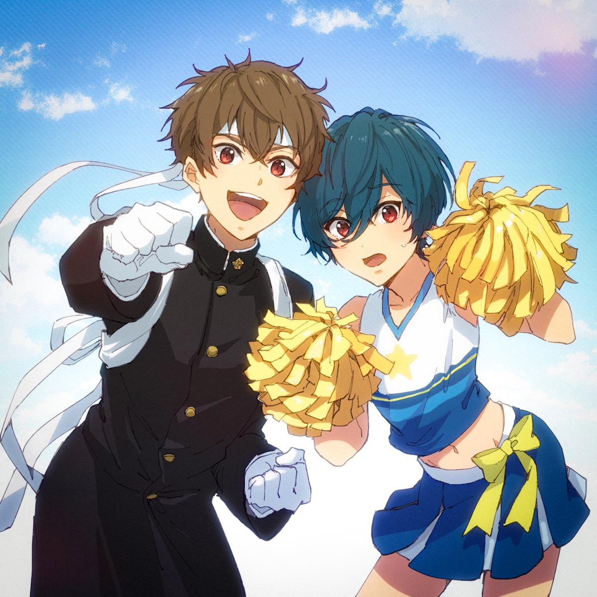 「お題箱から、桐嶋兄弟の応援です!
今週もがんばっていこーぜ! 」|らいぱんだのイラスト