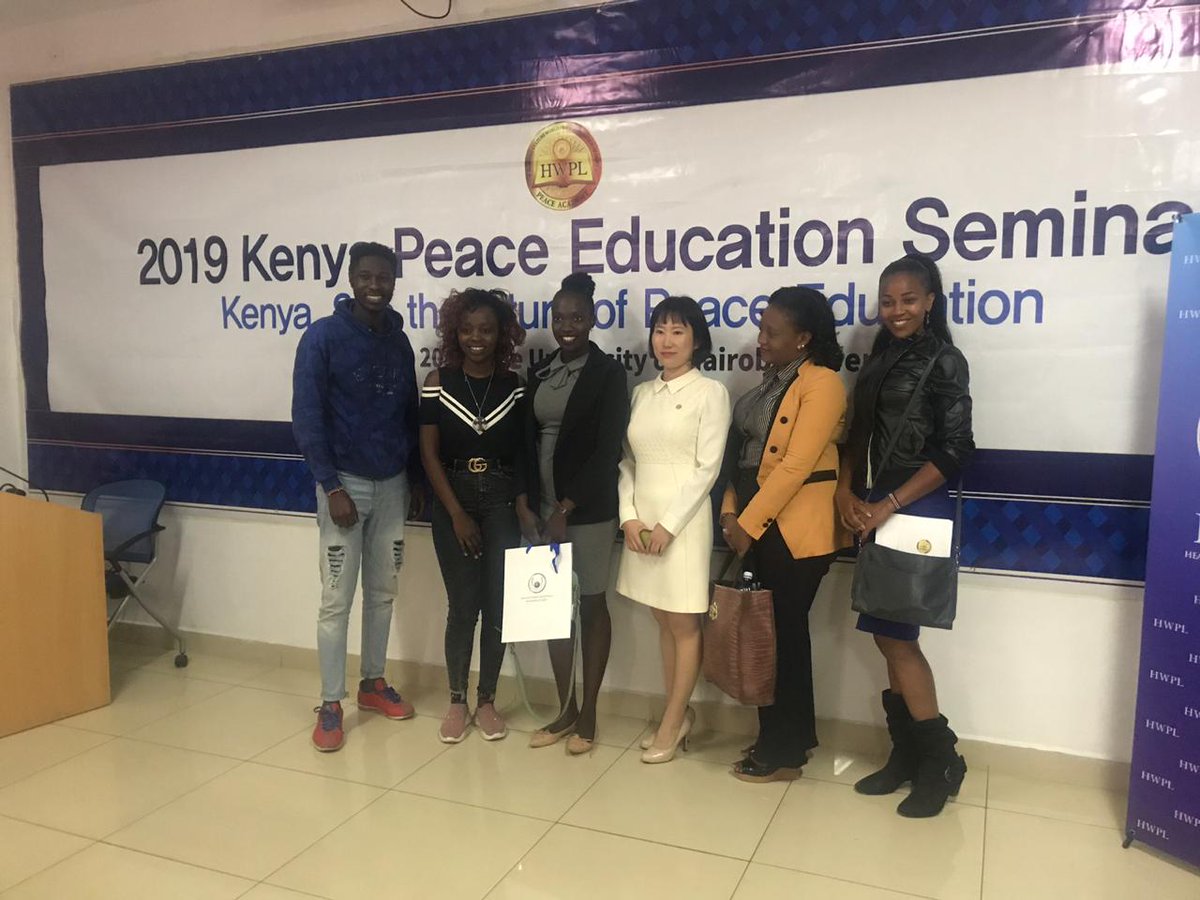 mutheu_june's tweet photo. 2019 Kenya Peace Education Seminar. With Mr. Tae Jun Lee. #NipeTabasamuNipeUpendoInitiative #HWPL #IPYG https://t.co/TCaNekLtvn