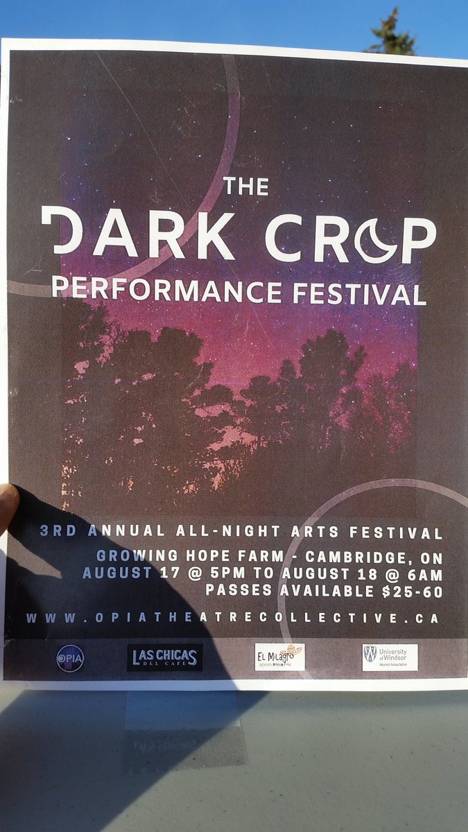 CultureFancier's tweet photo. Volunteered @theatreopia #darkcrop2019 last night. Got in at 6pm and made it through the Sunset Hour and Witching Hour. Tapped out at 3 am (too many art related late nights this week 😴) and went home. Missed the Sunrise Hour. Tag yourself. This morning I'm on top of the slide. https://t.co/JXprr4sHEC