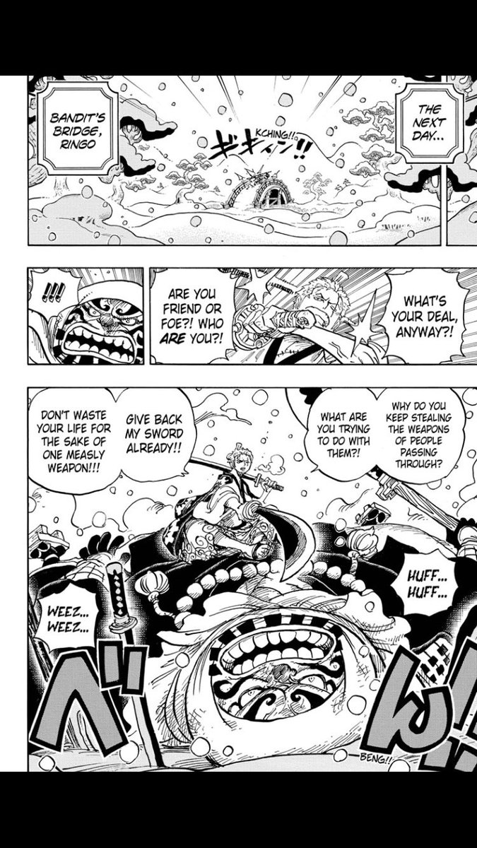 Deblakte Sp0 One Piece Chapter 952 A Solid Chapter Because Of This Chapter I Firmly Believe That Gyukimaru Is The Witching Hour Boy Plus He Re Did A Panel Where