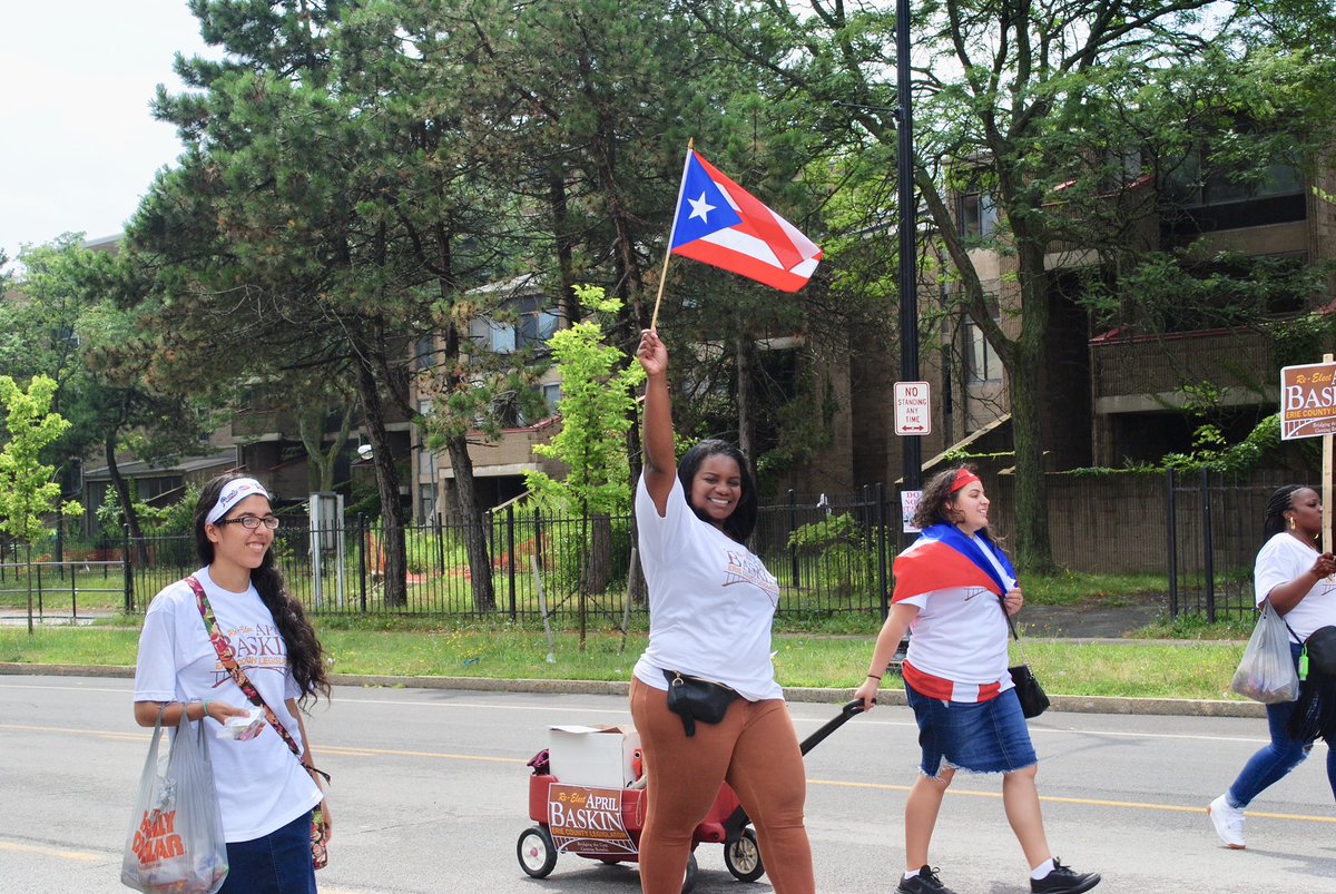 AprilBaskin716's tweet photo. The 2019 Puerto Rican & Hispanic Parade was a day filled with love, community, and culture. π΅π· #ErieCountyCulture #LD2 #westsidelife #Buffalove https://t.co/YBX6PO4tmK