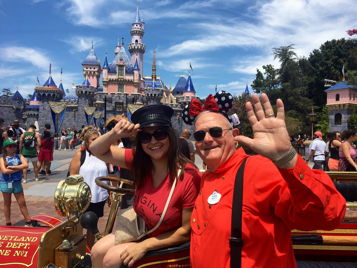 NextStopDisney's tweet photo. Having a @disney day and have a cast member of the day, which I havent done in a while. Say hi to Matt driving around Walt’s fire engine today! He was a magical part of my day and made the trip worth it!
#cmoftheday #disneydarling #disneyday https://t.co/Mx2n0rYLvb