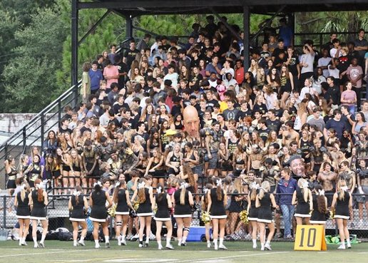 The best student section in the country! <a href="/PHSGoldRush/">Gold Rush</a>