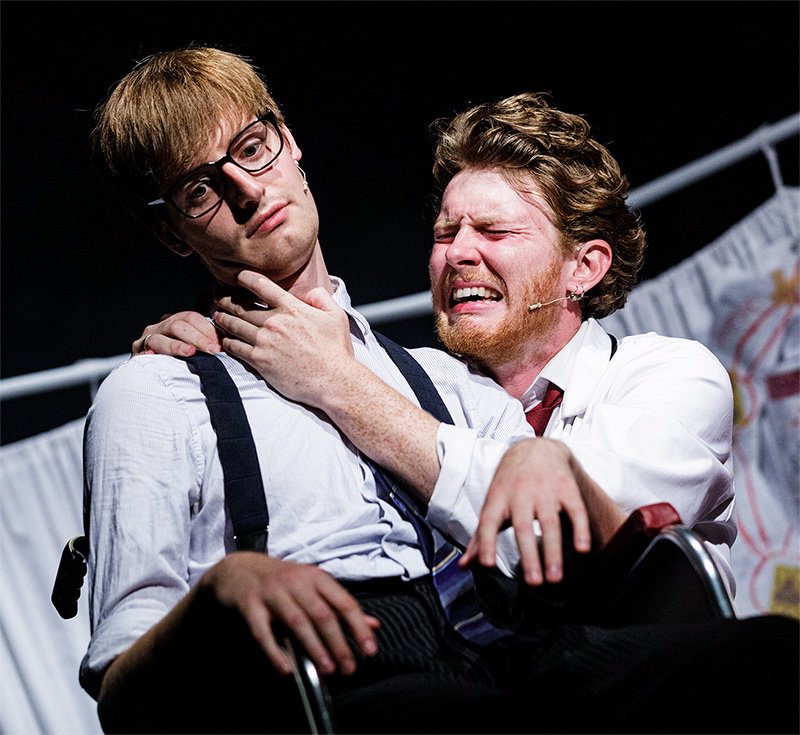 Hippocratic Hypocrite? - @cwillymeth and @asexualia  in the barking mad (but extremely fun) #VampireHospitalWaitingRoom by <a href="/BeachComet/">Beach Comet</a>  which is <a href="/Gildedballoon/">Gilded Balloon</a> Patter Hoose during <a href="/edfringe/">Edinburgh Festival Fringe</a> 2019.

#EdFringe #EdFringe19 #EdFringe2019 #MakeYourFringe