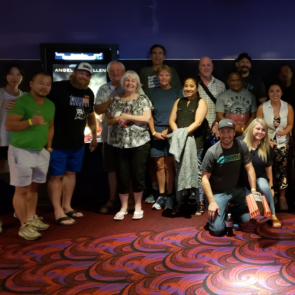 roynelsonmma's tweet photo. Last night there was plenty of action! 
@angelhasfallen Movie Premiere 
With yiur host @roynelsonmma 
Go see it August 23 
#goodtimes #goodmovie #goodfans https://t.co/UW9Zc4uW5y