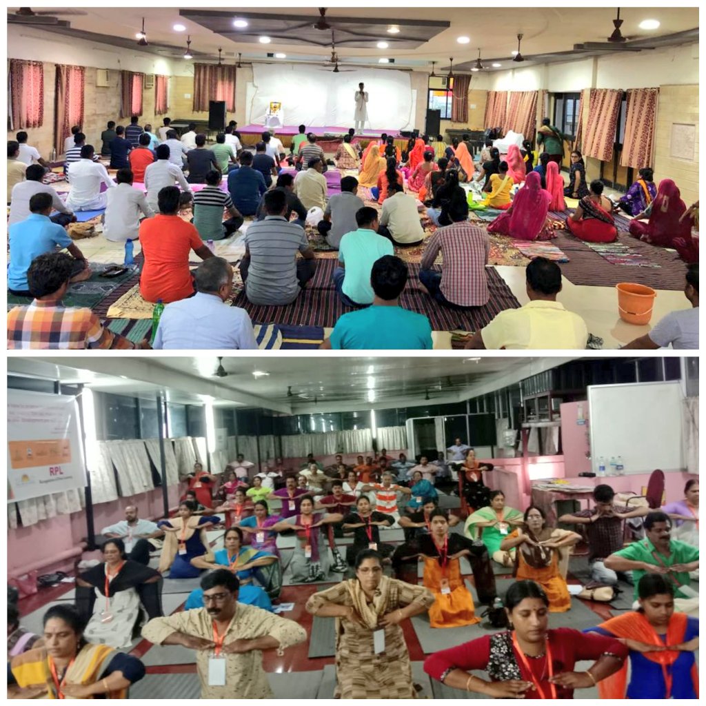 Gurudev Sri Sri Ravi Shankar (@gurudev) on Twitter photo Spirituality is that which brings a tidal wave of bliss in one's life & in society.
From Mumbai to Manipur & Kapurthala to Kanyakumari, 75,000+ people did the Happiness Program across 2500 locations in the last 3 days.
Congratulations to the <a href="/ArtofLiving/">The Art of Living</a> teachers & volunteers! Spirituality is that which brings a tidal wave of bliss in one's life & in society.
From Mumbai to Manipur & Kapurthala to Kanyakumari, 75,000+ people did the Happiness Program across 2500 locations in the last 3 days.
Congratulations to the <a href="/ArtofLiving/">The Art of Living</a> teachers & volunteers!