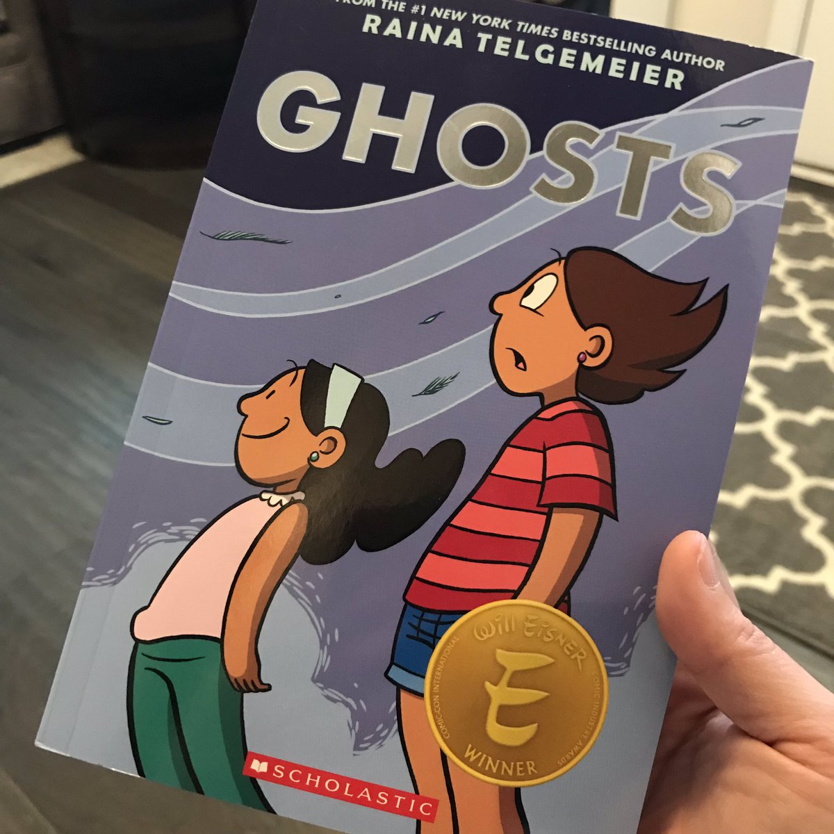 MsLaurenHaynie's tweet photo. It’s been a couple weeks since I’ve had a chance to sit down and read. Excited to get through this one today so I can put it on my classroom library shelf tomorrow. I’m digging these graphic novels. 📚 #ARMSreads #weARwarriors #StrengthInARMS https://t.co/Lww6B3WWYj