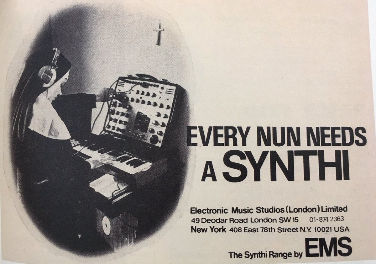 johndragonetti's tweet image. Sure. Why not? ##EMS #synthi