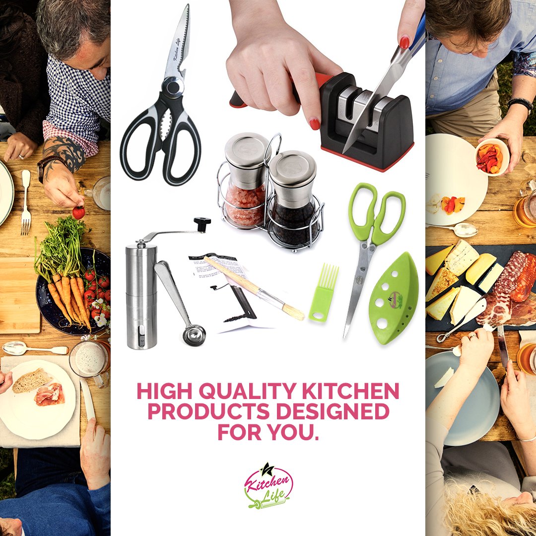 KitchenLifeShop's tweet photo. We focus on bringing you the best #kitchentools to help you prepare fast and healthy meals that your family deserves! Learn more about products hereย โก https://t.co/qE6QRyl2Vl
#herbscissors #herbstripper #kitchenshears #saltandpepperset #coffeegrinderset #knifesharpener https://t.co/amL7ko7T95
