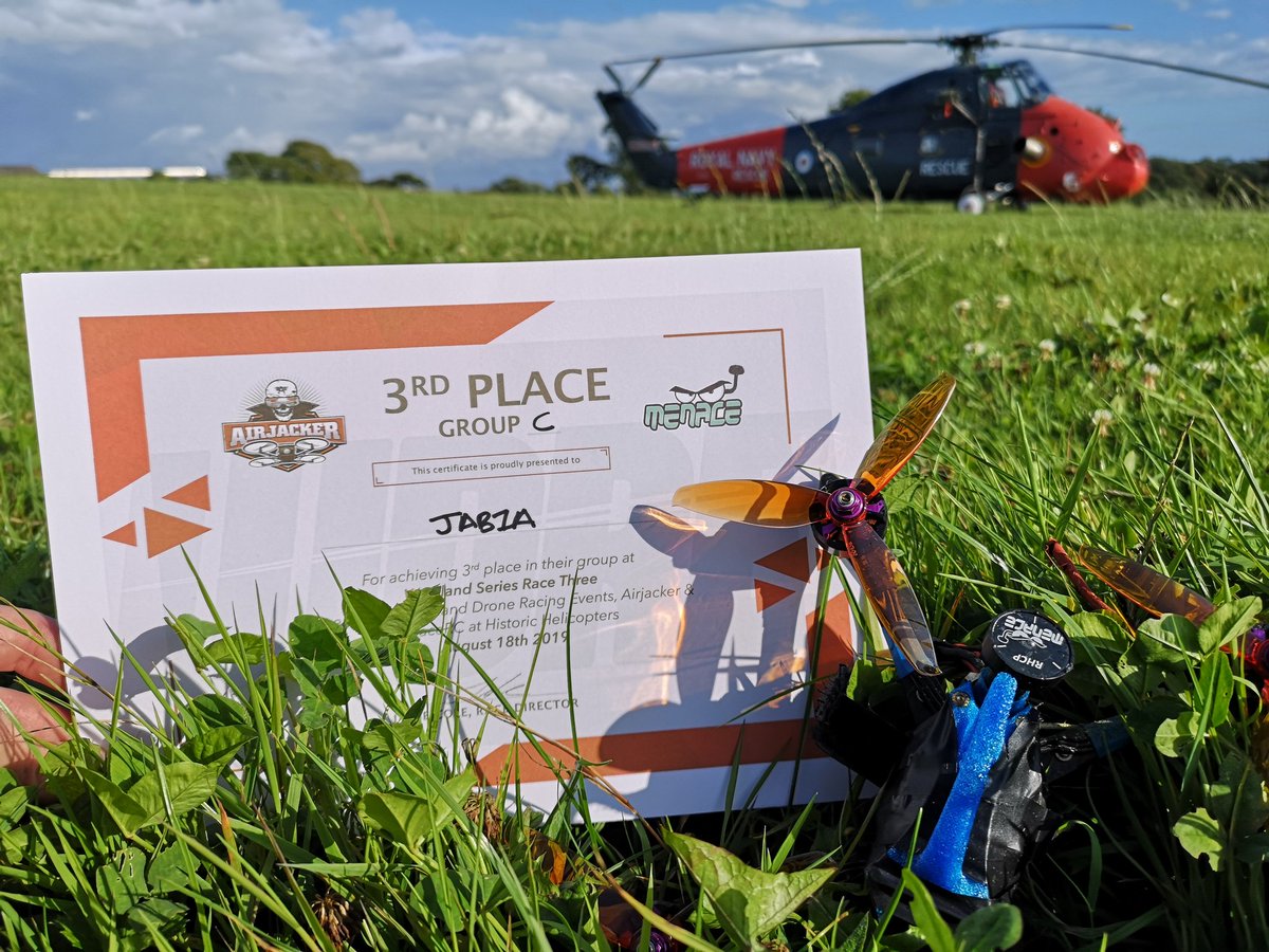 JAB1a's tweet photo. Great fun at Westland racing for another British Championship Qualifier with @kelseyfpv & @sliderfpv...
#Droneislife #gemfan #3bhobby #menacerc #fpvlife #fpvracing #fpv #kwad #kwadracing #helicopter #westland #wessex #racing #cert #avantquads #thrasher #windancer #helicopter #fun https://t.co/nqJBVy2cws