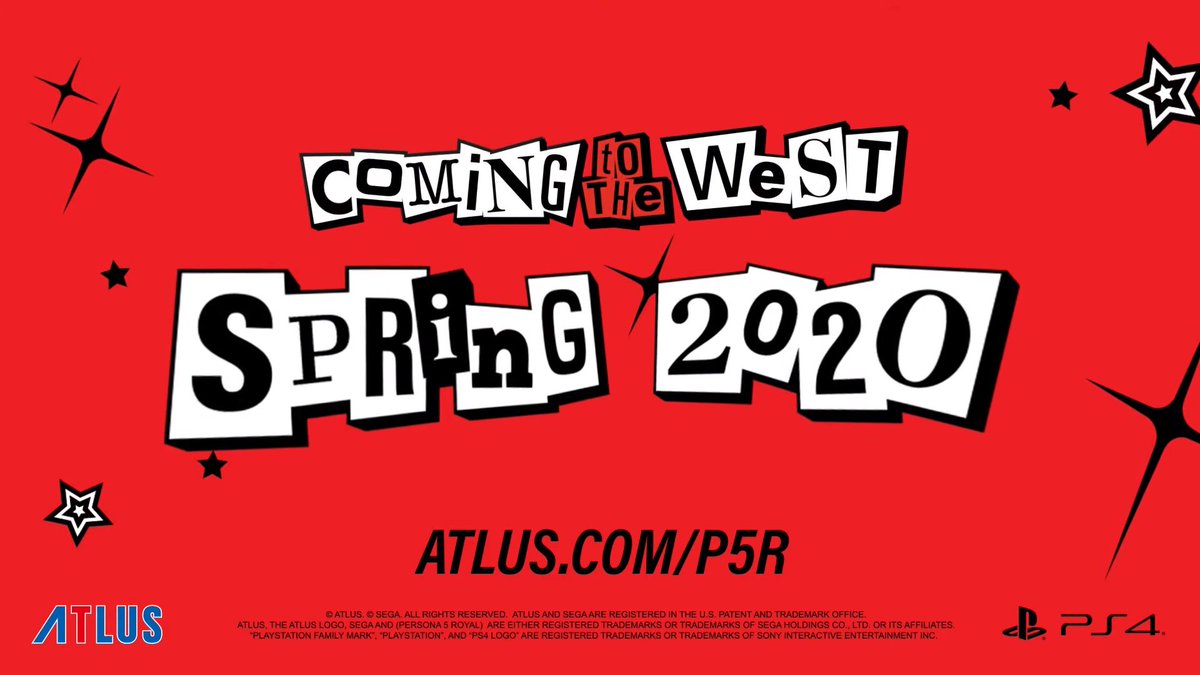 Persona 5 royal primavera 2020