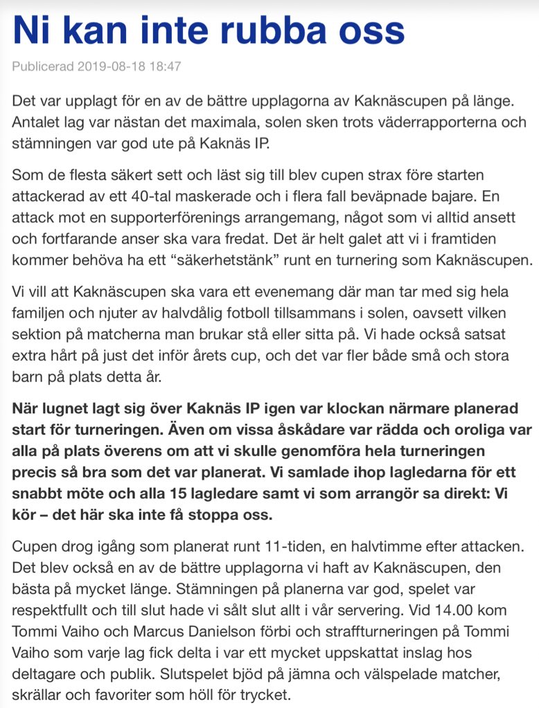 DinSkugga's tweet photo. Så det är såhär man beter sig som #bajare ? Fy fan att ni inte skäms! https://t.co/GnN2St8Ewj