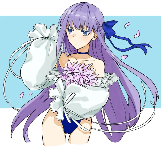 水着メルトちゃんに両手いっぱいのアマリリスの花を送りたい人生だった… 