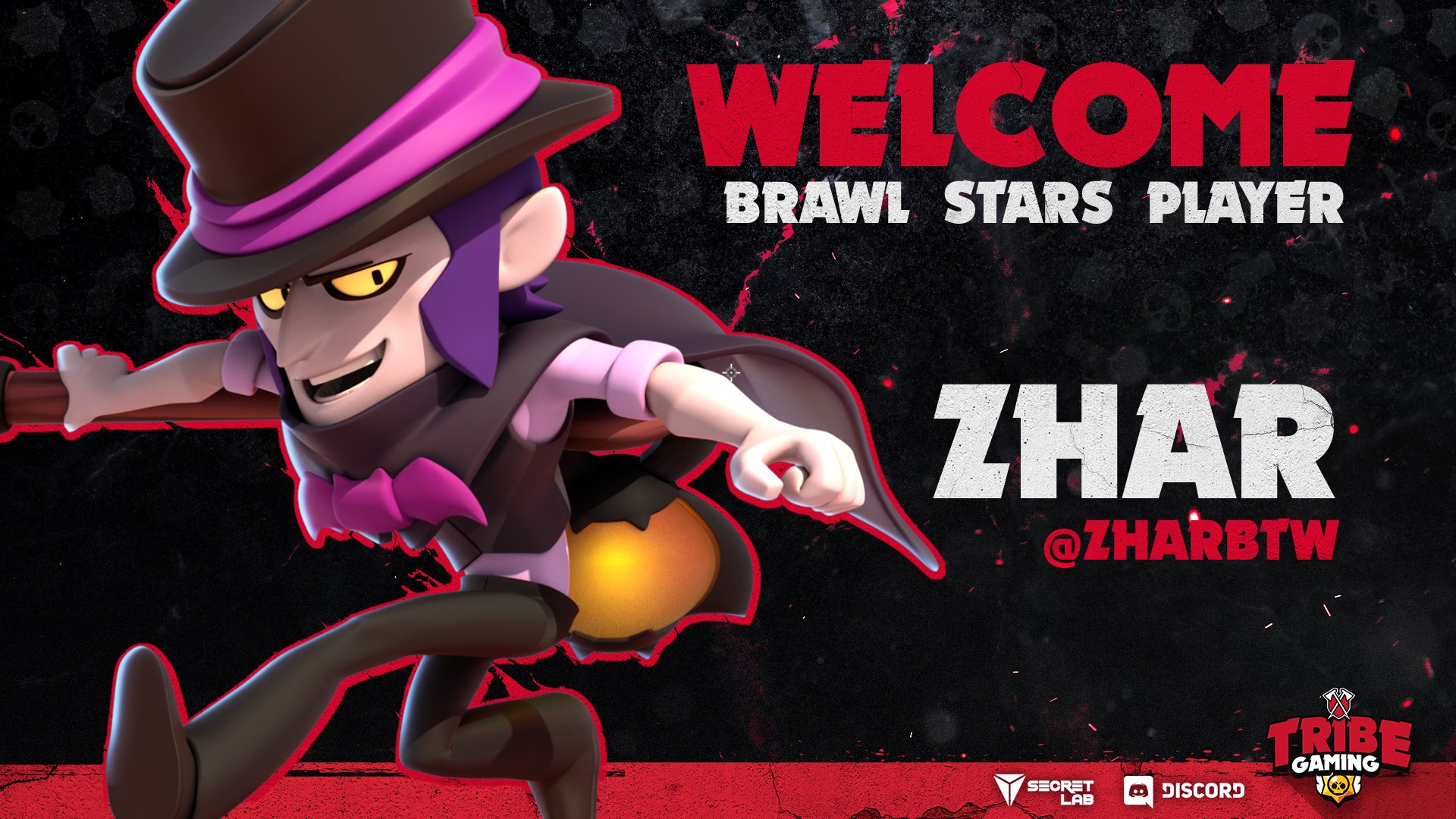 Tribe Gaming On Twitter Welcome To Tribebs S Newest Member Zharbtw He Plays In The Brawl Stars Na Open Qualifiers Today With Teammates Keethbs And Alec26bs Let S Get It Tribewin - zhar brawl stars